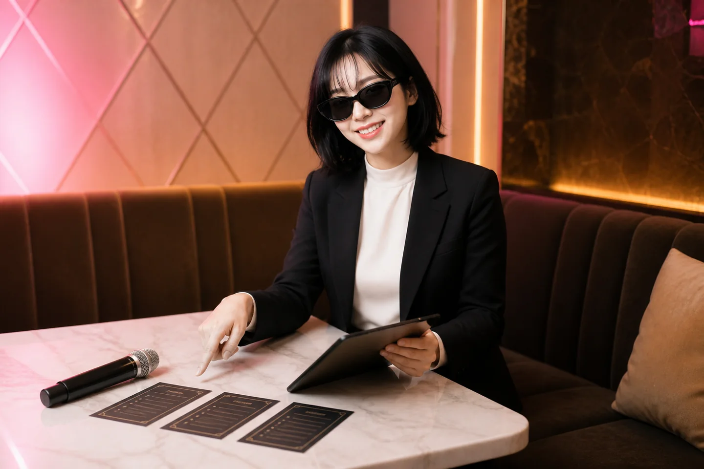 가락시장노래방 가격 상담 공간의 실사 안내 모델
